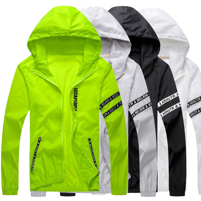 Mens Casual Jacket Outdoor Sportswear Windbreaker Lightweight Bomber Jackets - Agribi Fashion