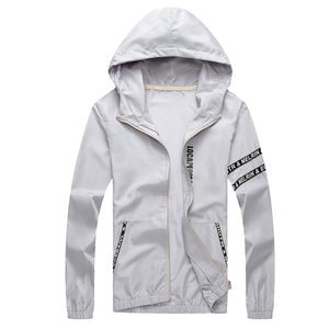 Mens Casual Jacket Outdoor Sportswear Windbreaker Lightweight Bomber Jackets - Agribi Fashion