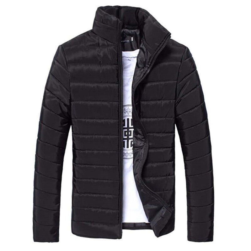 Mens Jackets and Coats Casual Jacket Men Clothes Cotton Denim Jacket Solid Zipper Coat Men Bomber Jacket Colete - Agribi Fashion